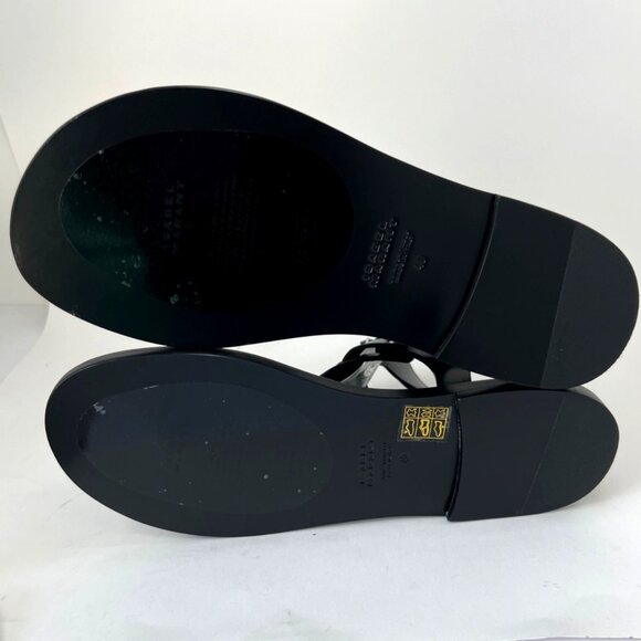 Isabel Marant Eveen Black Leather Gladiator Sandals Removable ankle strap Sz 40 - Picture 9 of 15